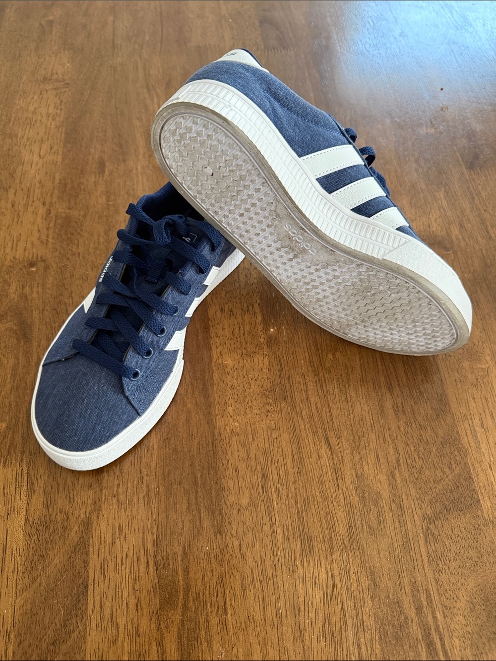 Adidas Navy and White Athletic Shoe - Picture 5 of 5